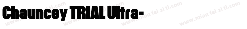 Chauncey TRIAL Ultra字体转换